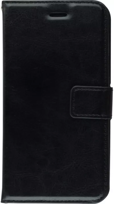 Fourre iPhone 11 Pro Max - Premium Flip cuir lisse porte-cartes - Noir