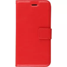 Hülle iPhone 15 Pro - Premium Flip Leder Tasche - Rot