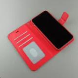 Hülle iPhone 15 Pro - Premium Flip Leder Tasche - Rot