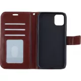 Hülle iPhone 11 Pro - Premium Flip Leder Tasche - Braun