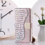 Fourre iPhone 11 Pro Max - Flip Croco Strass  - Rose