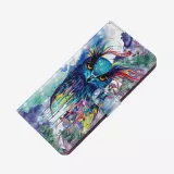 iPhone 15 Case Hülle - 3D Flip Bunte Eule