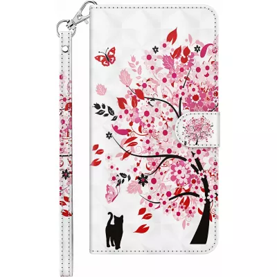 iPhone 15 Pro Case Hülle - 3D Flip Baum in voller Blüte