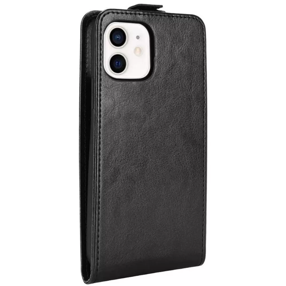 Hülle iPhone 11 - Vertikal Flip - Schwarz