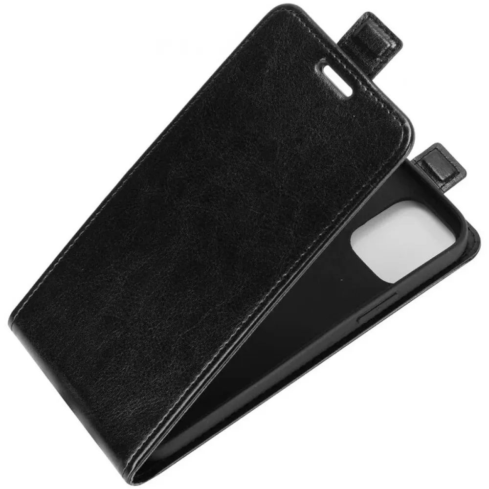 Hülle iPhone 11 - Vertikal Flip - Schwarz