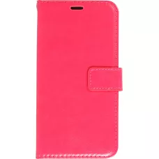 Samsung Galaxy S24 Case Hülle - Premium Flip Leder Tasche - Dunkelrosa