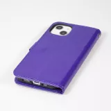 Samsung Galaxy S24 Case Hülle - Premium Flip Leder Tasche - Violett