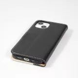 Fourre iPhone 14 - Flip Géometrique - Noir & blanc