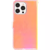Fourre iPhone 14 Pro Max - Flip lisse brillant couleur magique avec dragonne - Tequila Sunrise