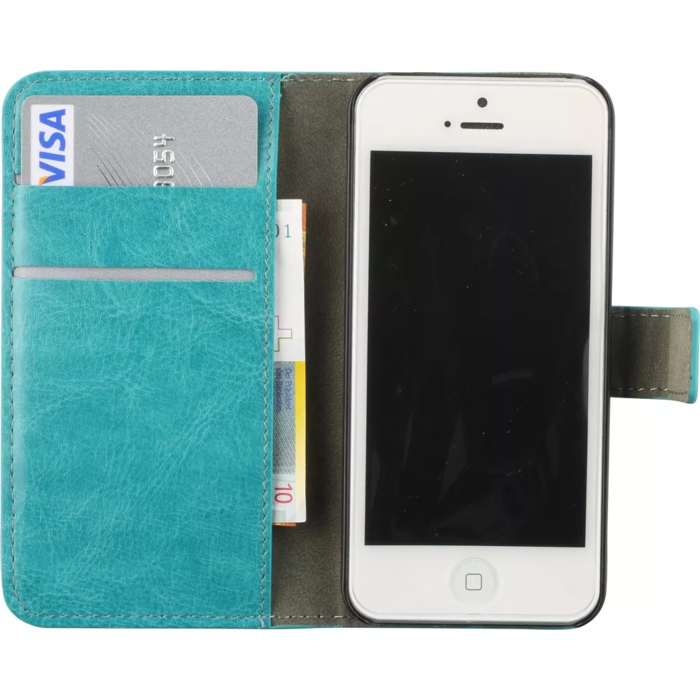 Fourre iPhone 7 Plus / 8 Plus - Premium Flip - Turquoise