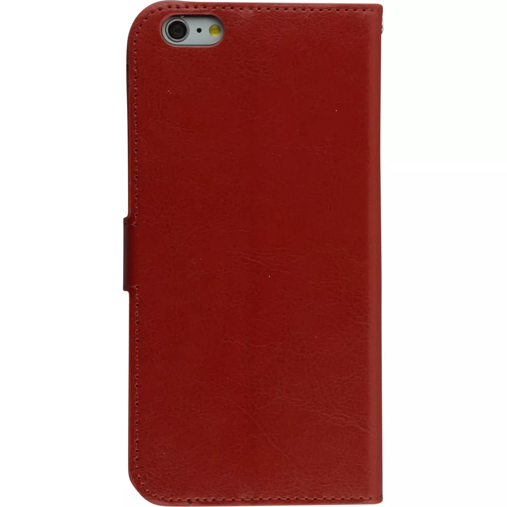Hülle Samsung Galaxy S26+ - Premium Flip Leder Tasche - Braun