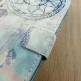 Fourre iPhone Xs Max - Flip 3D dreamcatcher - Bleu clair