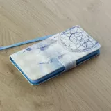 Fourre iPhone Xs Max - Flip 3D dreamcatcher - Bleu clair