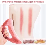 Gua Sha jambes et corps - Outil de massage pour relaxation et détoxification - Rose