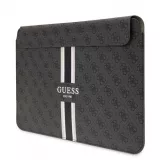 Guess Logo Stripes Housse pour Laptop et MacBook 13" & 14" - Noir