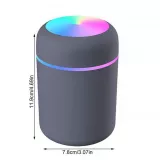 Humidificateur H2O d'air portable et compact avec lumière LED multicolore - Rose