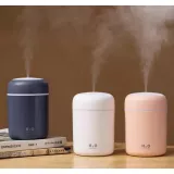 Humidificateur H2O d'air portable et compact avec lumière LED multicolore - Rose