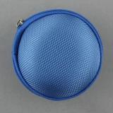 Housse de protection / étui / boîte pour cartes mémoire, écouteurs, monnaie - Bleu