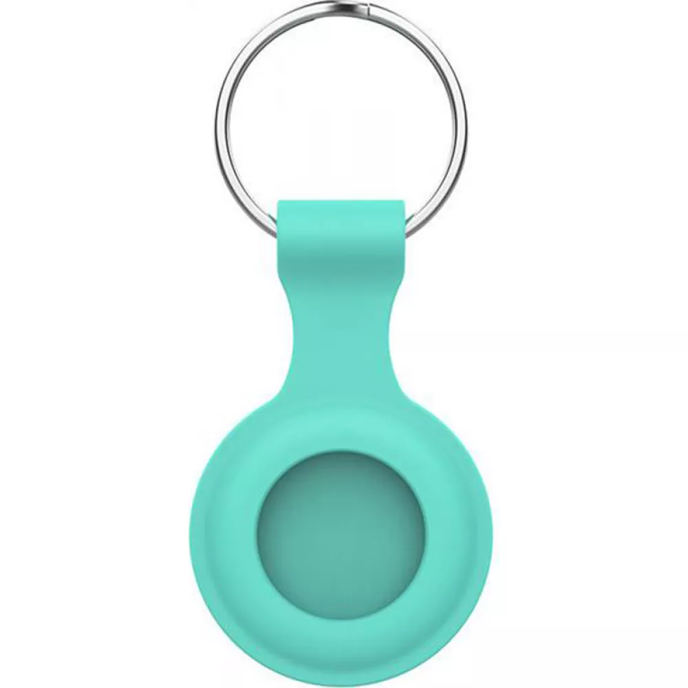 Porte-clés AirTag - Silicone - Turquoise