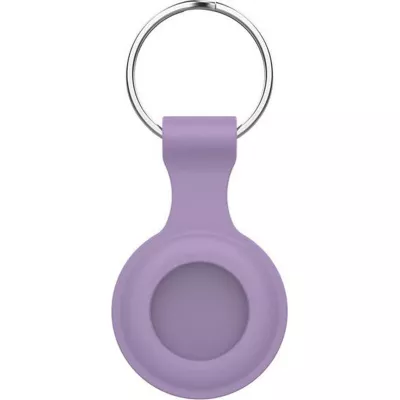 Porte-clés AirTag - Silicone - Violet