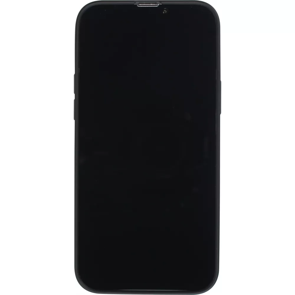 iPhone 14 Pro Max Case Hülle - Soft-Shell silikon cover mit MagSafe und Kameraschutz - Schwarz