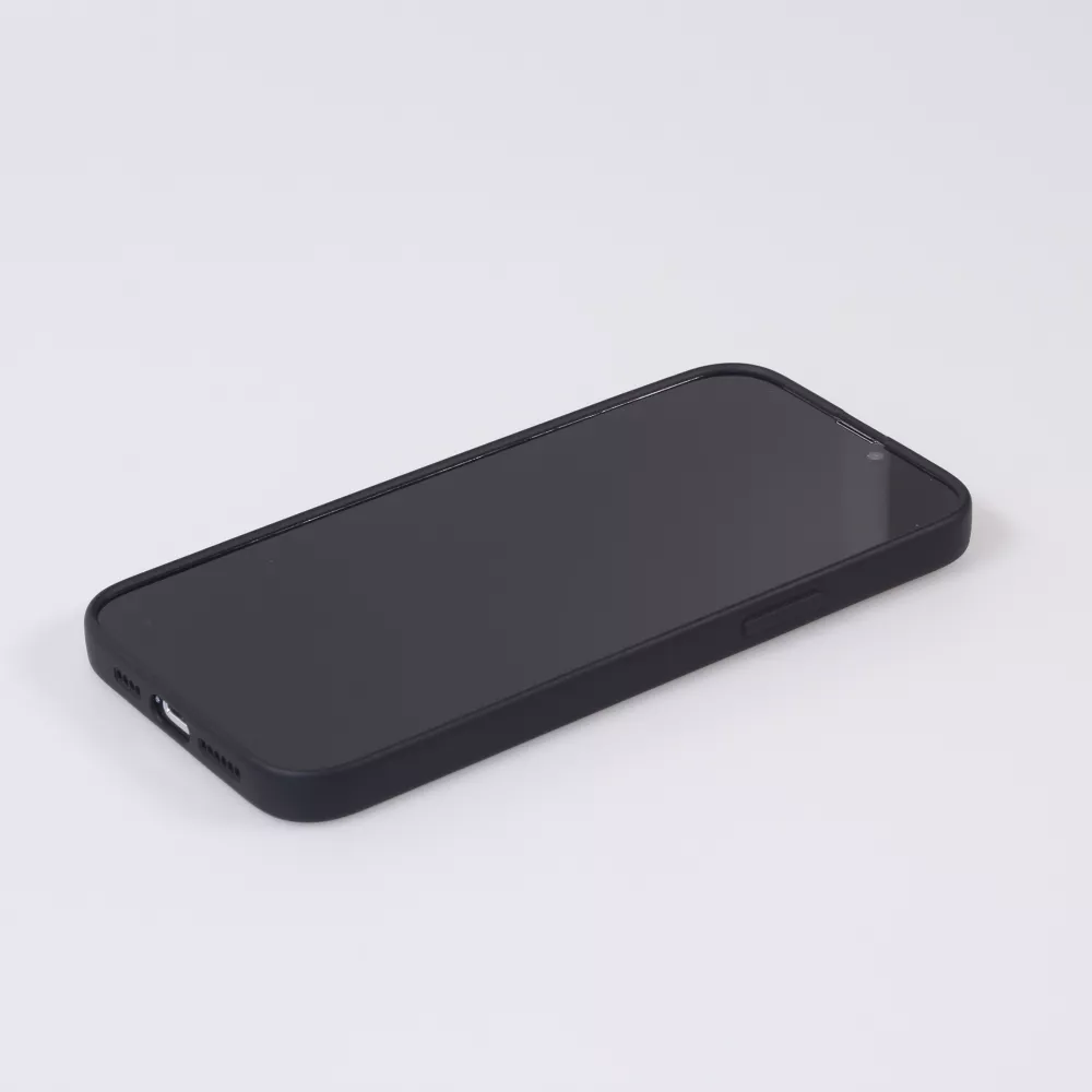 iPhone 14 Pro Max Case Hülle - Soft-Shell silikon cover mit MagSafe und Kameraschutz - Schwarz