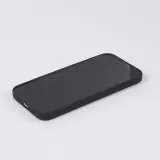 iPhone 14 Pro Max Case Hülle - Soft-Shell silikon cover mit MagSafe und Kameraschutz - Schwarz