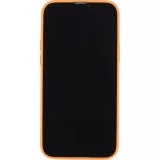 Housse iPhone 13 - Coque en silicone souple avec MagSafe et protection pour caméra - Orange