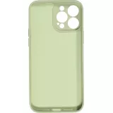 Housse iPhone 13 - Coque en silicone souple avec MagSafe et protection pour caméra - Vert