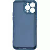 Housse iPhone 15 Pro - Coque en silicone souple avec MagSafe et protection pour caméra - Bleu