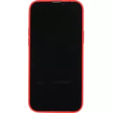 Housse iPhone 15 Pro Max - Coque en silicone souple avec MagSafe et protection pour caméra - Rouge