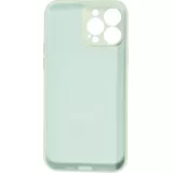 Housse iPhone 15 - Coque en silicone souple avec MagSafe et protection pour caméra - Vert clair