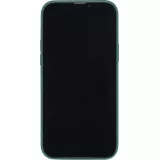 Housse iPhone 13 Pro Max - Coque en silicone souple avec MagSafe et protection pour caméra - Vert foncé