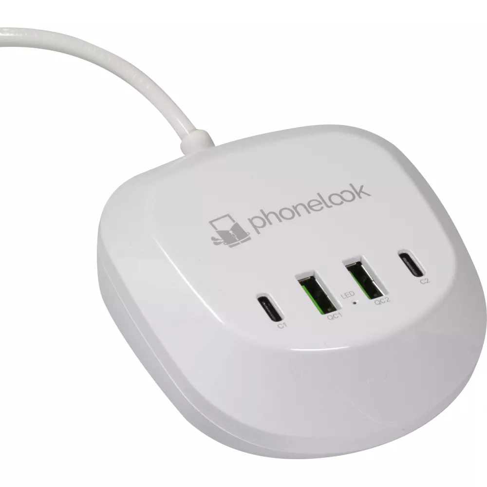 USB-A / USB-C Multi-Stecker Ladestation 40W PhoneLook - Weiss