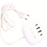 USB-A / USB-C Multi-Stecker Ladestation 40W PhoneLook - Weiss