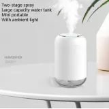 Portabler Luftbefeuchter H03 mit LED Ambientebeleuchtung - Weiss