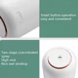 Portabler Luftbefeuchter H03 mit LED Ambientebeleuchtung - Weiss