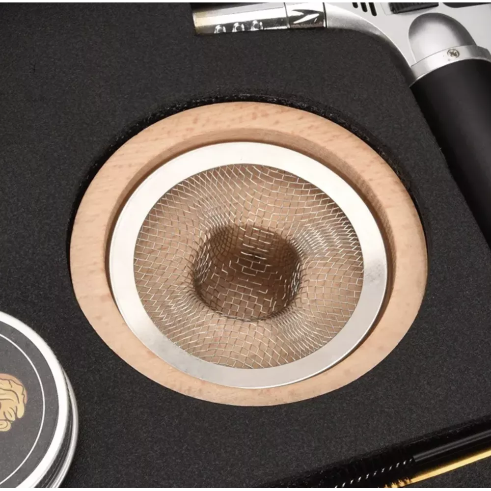 Cocktail Smoker Kit mit Heater sowie premium Wood 4 Holzsorten für smoking Whiskey & Bourbon