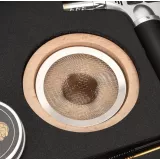 Cocktail Smoker Kit mit Heater sowie premium Wood 4 Holzsorten für smoking Whiskey & Bourbon