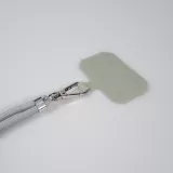 Halsband universal Zubehör Adapter für Smartphone Hüllen Handykette elegant - Hell- Grau