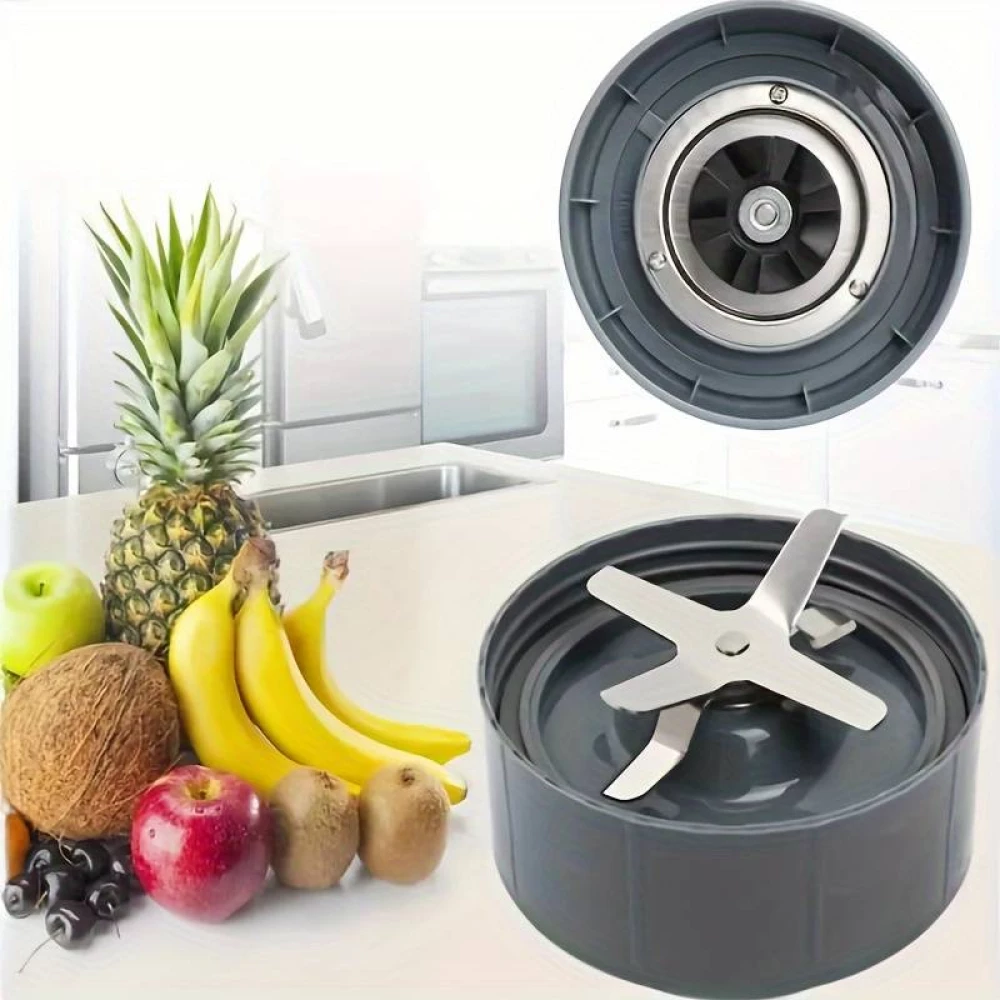 Universelle Ersatzklingen für Nutribullet Smoothie Maker Mixer mit 6 scharfen Klingen - Grau