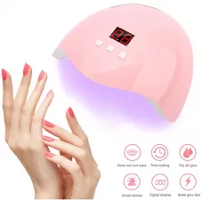 Tragbare LED-Lampe zum Trocknen von semi-permanentem Lack zu Hause - Hellrosa
