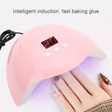 Tragbare LED-Lampe zum Trocknen von semi-permanentem Lack zu Hause - Hellrosa