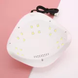 Tragbare LED-Lampe zum Trocknen von semi-permanentem Lack zu Hause - Hellrosa