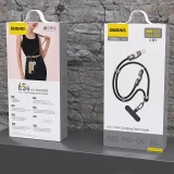 Lani&egrave;re c&acirc;ble 4 en 1 Dudao L20MAX USB-A / USB-C / Lightning PD QC 65W (1.5 m) - Noir