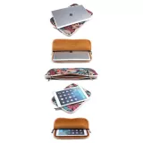 Lisen fourre jungle laptop 13 pouces, ordinateur portable, iPad, macBook - Beige