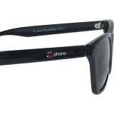 Lunettes de soleil UV400 avec cadre en plastique PhoneLook - Noir
