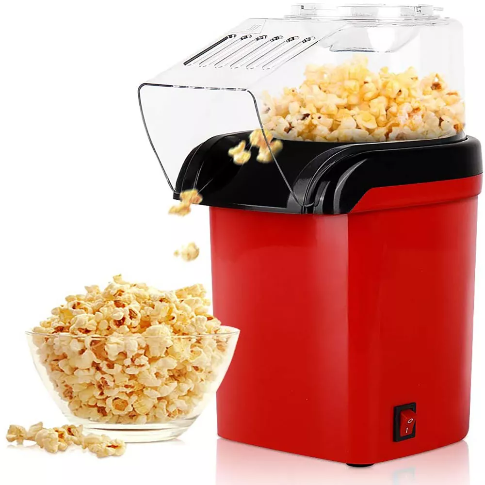 Machine à pop-corn style rétro vintage années 90 Popcorn maker pour la maison - Rouge