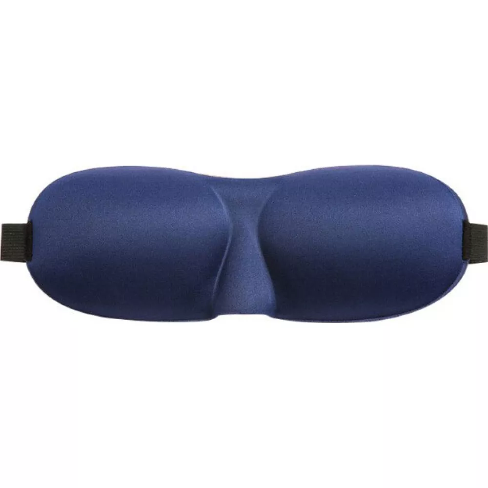 Masque de sommeil de voyage 3D pour avion - Mousse/tissu confortable et léger - Bleu