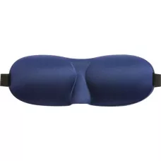Masque de sommeil de voyage 3D pour avion - Mousse/tissu confortable et léger - Bleu